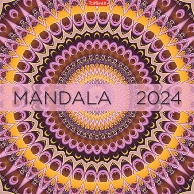 Naptár, fali, TOPTIMER, "Mandala"
