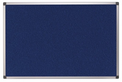 Textiltábla, 210x90 cm, alumínium keret, kék