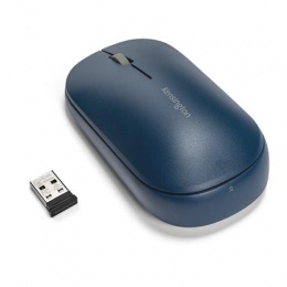 Egér, vezeték nélküli, optikai, KENSINGTON "SureTrack™ Dual", kék