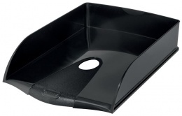 Irattálca, PP, A4, LEITZ "Recycle", fekete