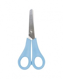 Olló, iskolai, kerekített, 13,5 cm, FOLIA, vegyes színek