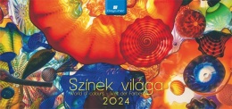 Naptár, asztali, álló, DAYLINER "Színek világa"