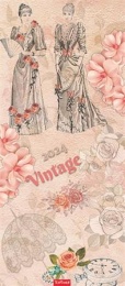 Naptár, fali, tervező, TOPTIMER "Vintage"