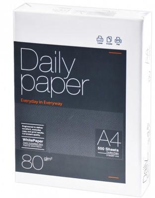 Másolópapír A4, 80g, Daily Paper 500ív/csomag
