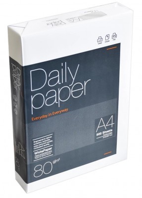 Másolópapír A4, 80g, Daily Paper 500ív/csomag, 150 CSOMAG/FÉLRAKLAP